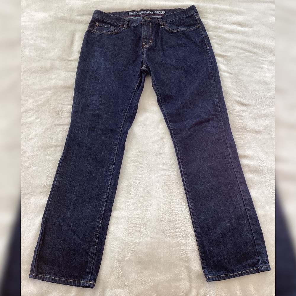 Old Navy Famous Jeans Men’s Slim Straight – Dark Wash – Size 34x32